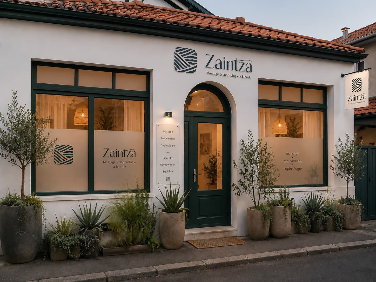 Le cabinet Zaintza, 3 bis avenue de Lahontine à Biarritz